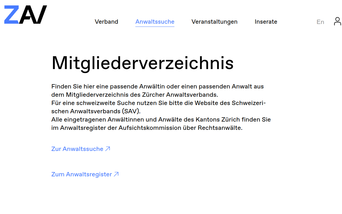 Mitgliederverzeichnis