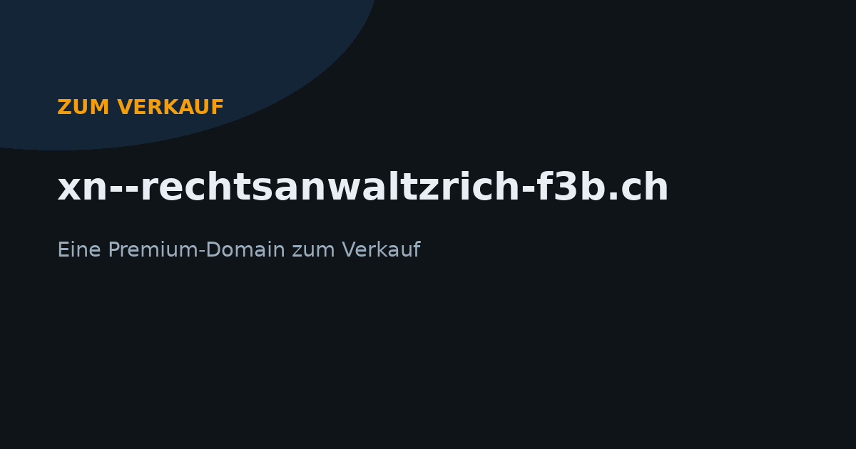xn--rechtsanwaltzrich-f3b.ch